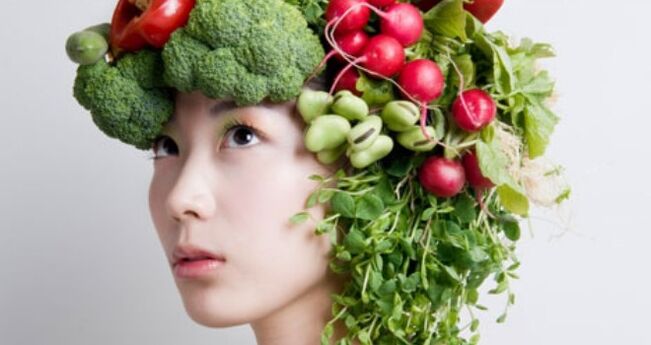zöldségek és gyógynövények termékek a japán étrend fogyás